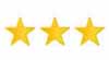 3 gold stars